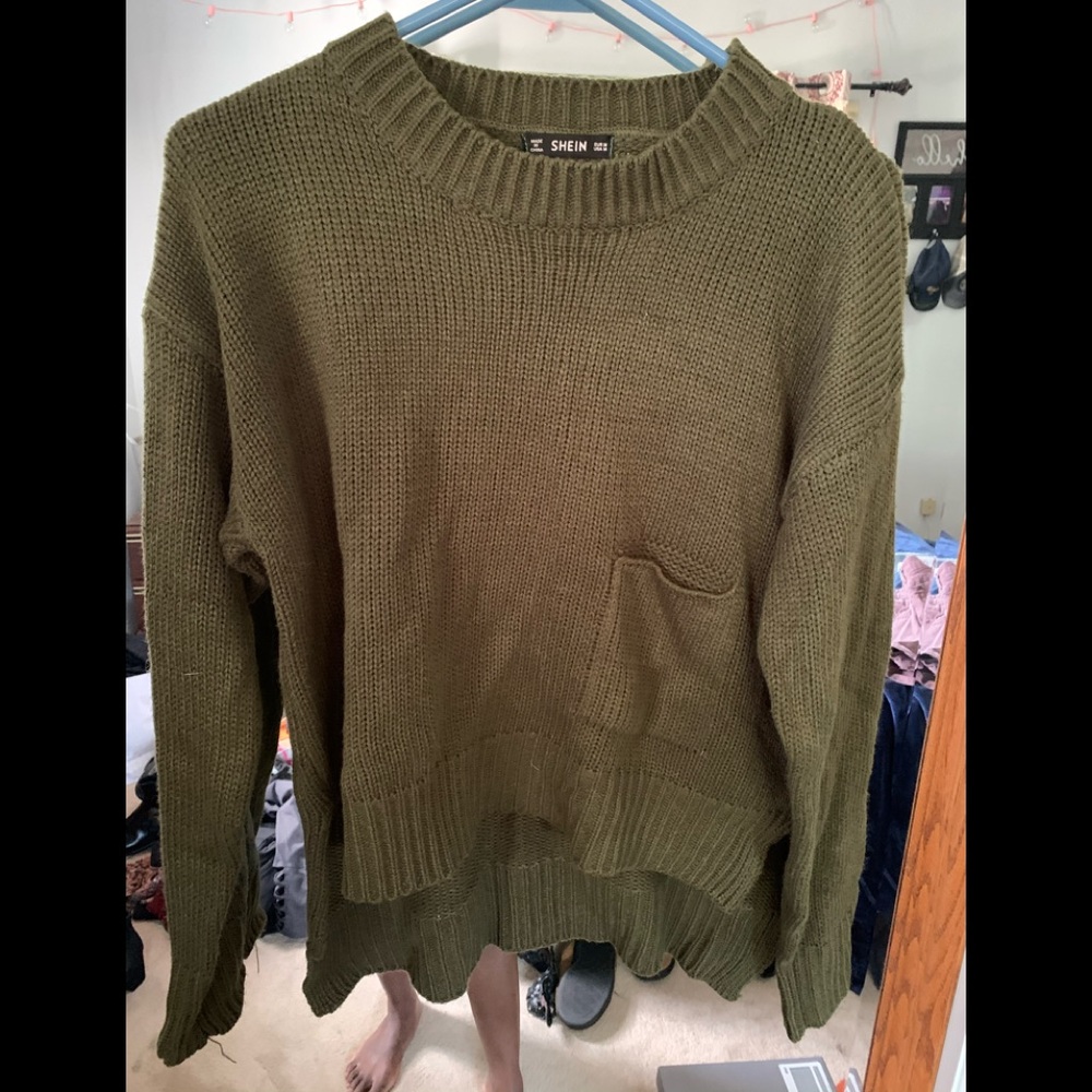 High low sweater